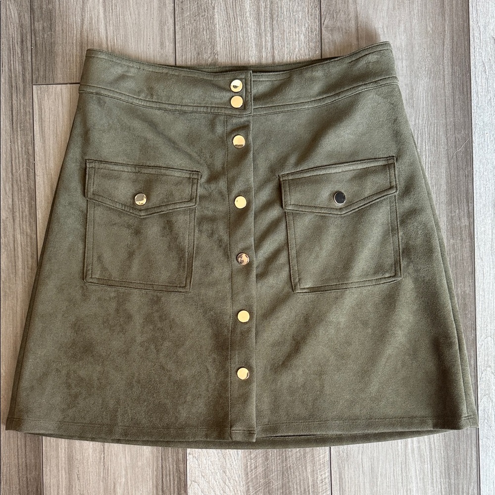 Olive Green Skirt